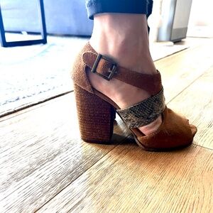 Jeffrey Campbell Suede Sandals 8M